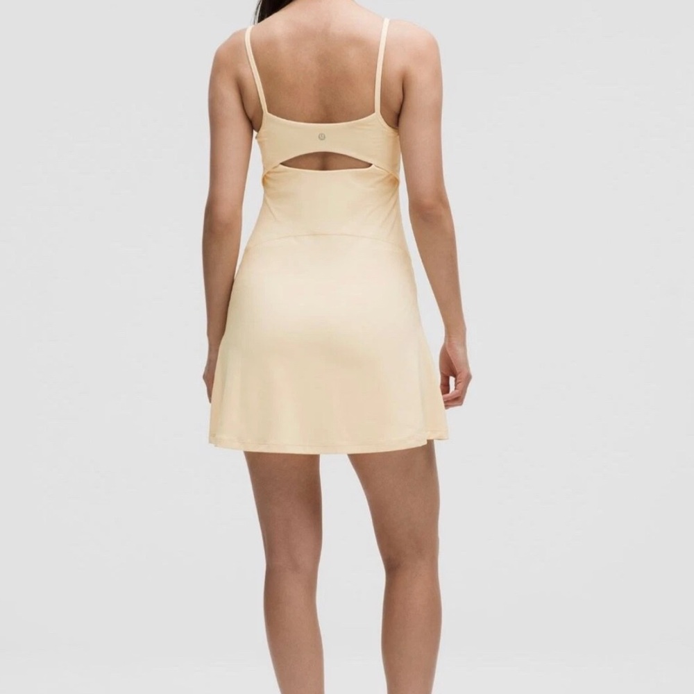 Lululemon Align Cami Strap Dress in Butter Cream, Size 6